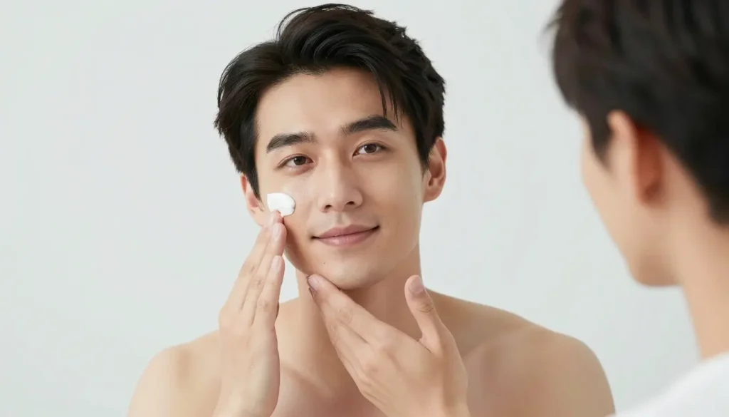 longevity, healthspan, Singapore, Asia, dermatology, dermatologist, skin longevity, skincare, skin health, Asian man in his 30s