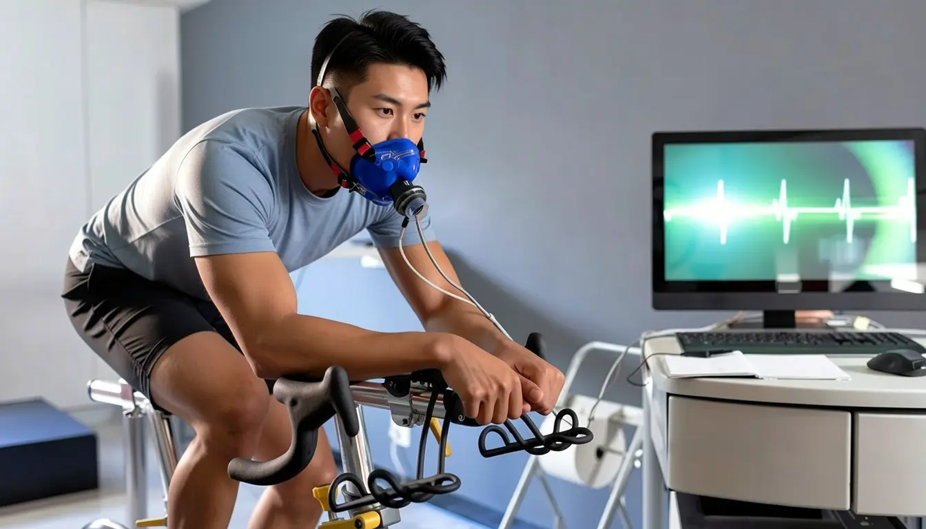 longevity, clinic, doctor, Asian, health, wellness, male, men, VO2 Max, testing, screening